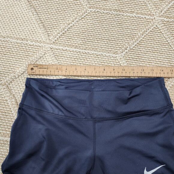 Nike blue women's size medium crop leggings - Picture 4 of 10